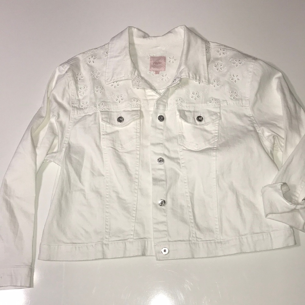 Candies Jean Jacket White size XXL